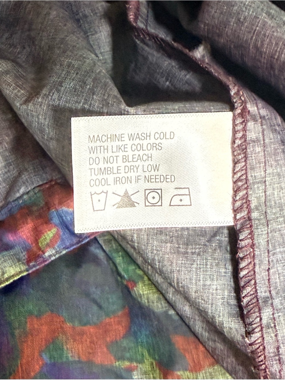Orvis | Floral 1/4 Zip Hooded Windbreaker Pullover Jacket XS - Picture 5 of 6
